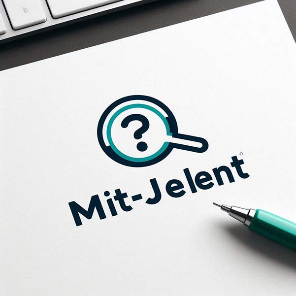mit jelent logo papíron